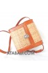 passport rattan sling bags leather long handle